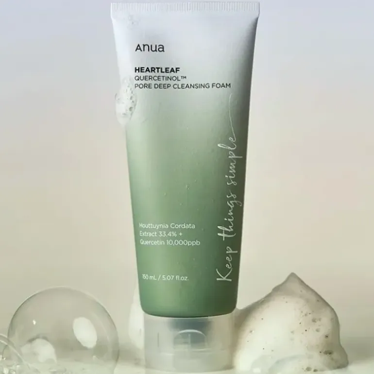 Anua Heartleaf Quercetinol Pore Deep Cleansing Foam 150ml