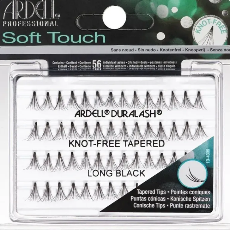 Ardell Soft Touch Individual Knot-Free Tapered Long Black