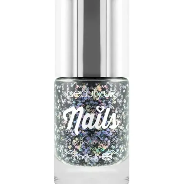 Beauty UK Glitter Nail Polish – Stardust Pink