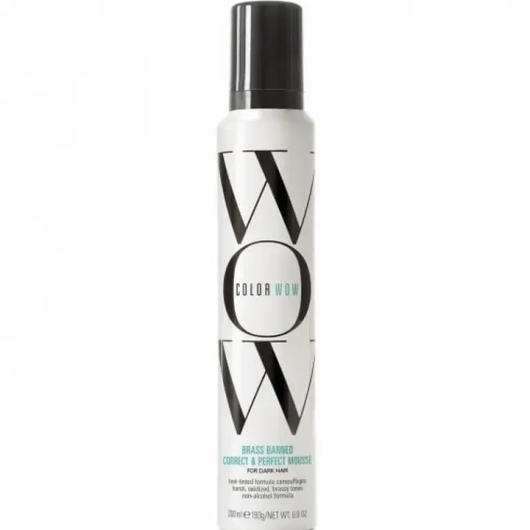 Color Wow Brass Banned Correct & Perfect Mousse – Dark 200ml