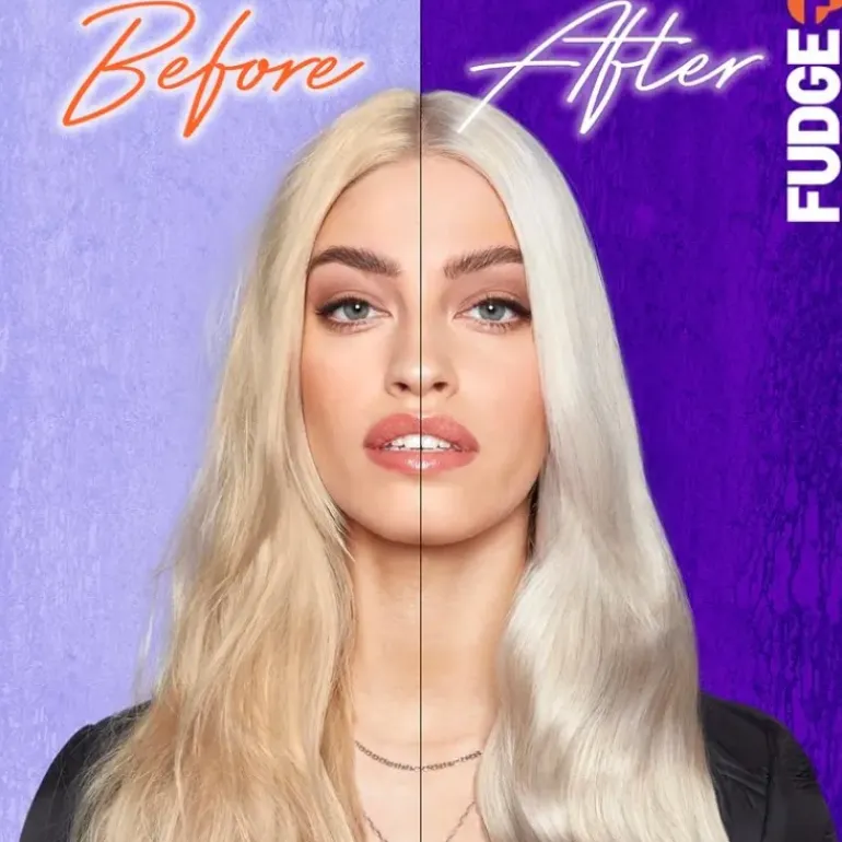 Fudge Clean Blonde Damage Rewind Violet-Toning Shampoo 1000ml