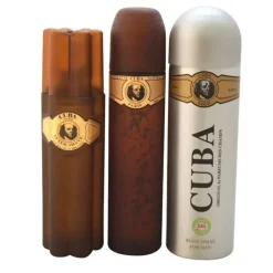 Giftset Cuba Gold Edt 100ml + After shave 100ml + Body Spray 200ml
