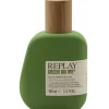 Giftset Replay Green On Me Man Edt 100ml + Pochette