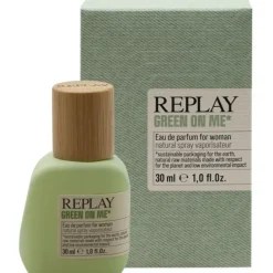 Giftset Replay Green On Me Woman Edp 100ml + Pochette