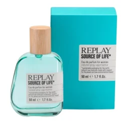Giftset Replay Source Of Life Woman Edp 100ml + Pochette