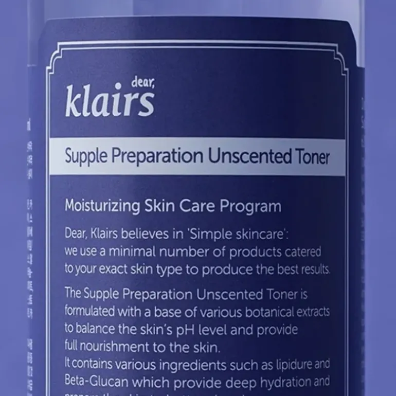 Klairs Supple Preparation Unscented Toner 180ml