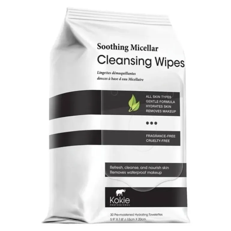 Kokie Cleansing Wipes 30pcs