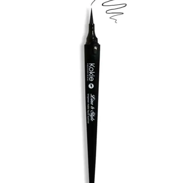 Kokie Line & Style Liquid Longwear Matte Liquid Eyeliner Jet Black