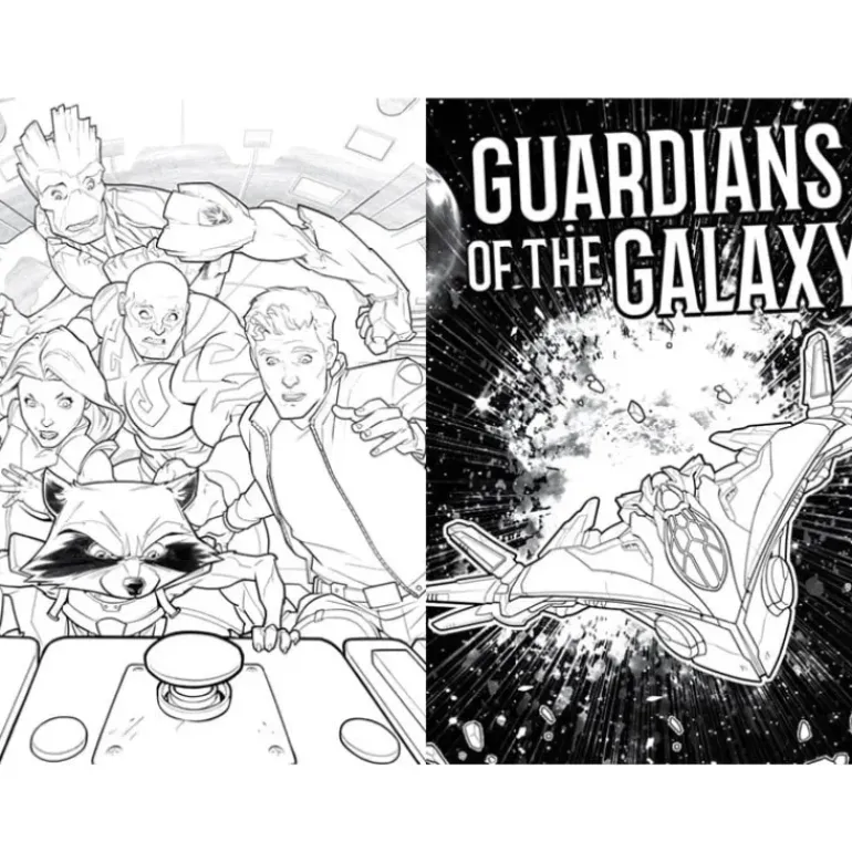 Marvel Legends Colouring Book