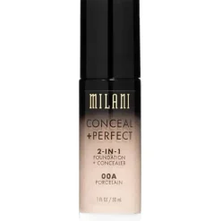 Milani Conceal+Perfect Liquid Foundation – 00A Porcelain