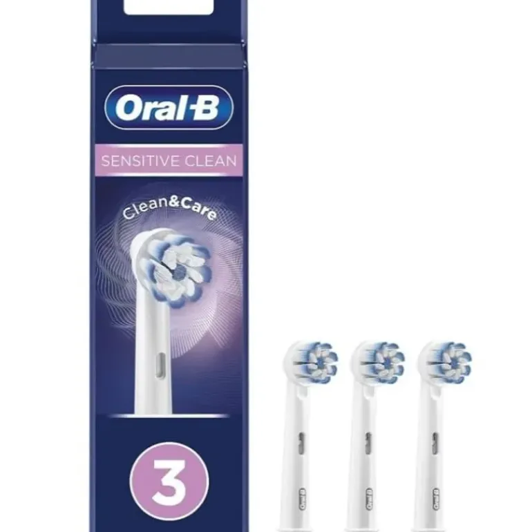Oral-B Sensitive Clean Toothbrush Head 3pc