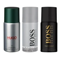 3-pack Hugo Boss Deo Spray Bottled + Hugo Man + The Scent 150ml