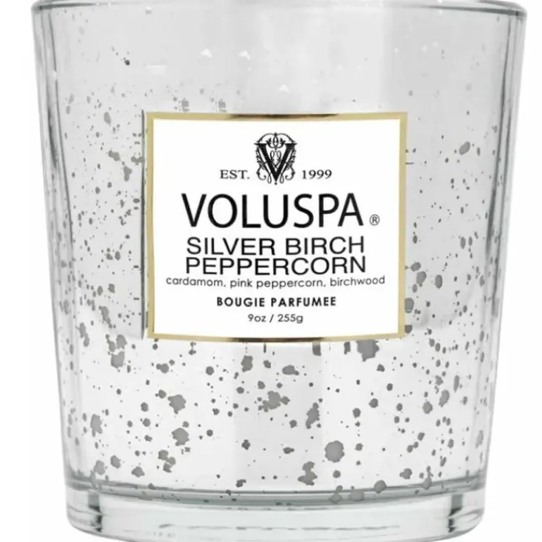 Voluspa Boxed Candle Silver Birch Peppercorn 255g