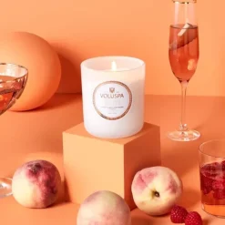 Voluspa Classic Boxed Candle Makassar Ebony & Peach 255g