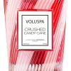 Voluspa Crushed Candy Cane 3-wick Tin Candle
