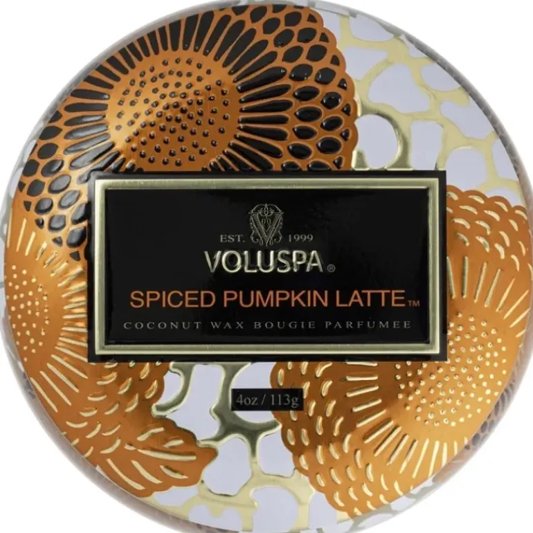Voluspa Mini Decorative Tin Candle Crushed Candy Cane 113g