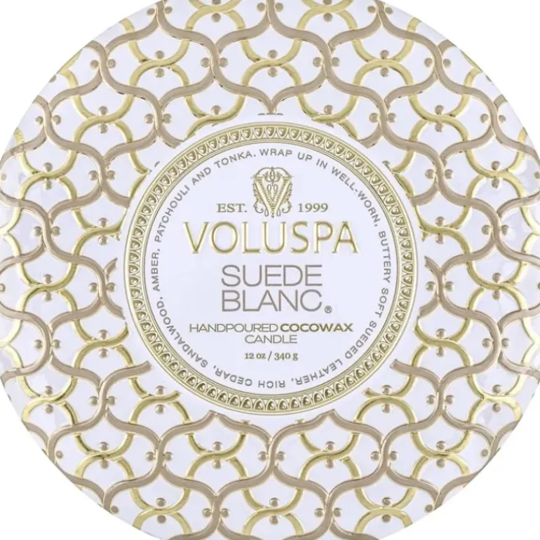 Voluspa 3-Wick Candle Decorative Tin Freesia Clementine 340g
