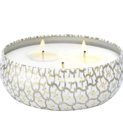 Voluspa 3-Wick Candle Decorative Tin Laguna 340g