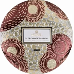 Voluspa 3-Wick Candle Decorative Tin Forbidden Fig 340g