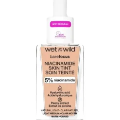 Wet n Wild Bare Focus Niacinamide Skin Tint 32ml – Light