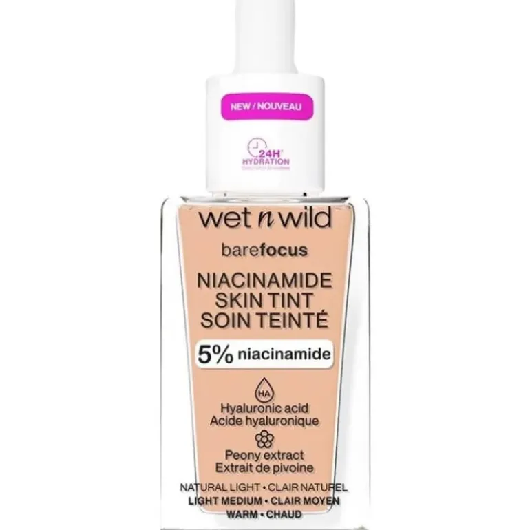 Wet n Wild Bare Focus Niacinamide Skin Tint 32ml – Cream Beige