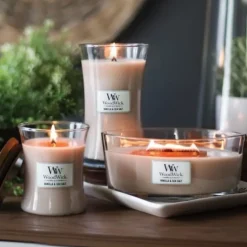 WoodWick Medium – Vanilla & Sea Salt