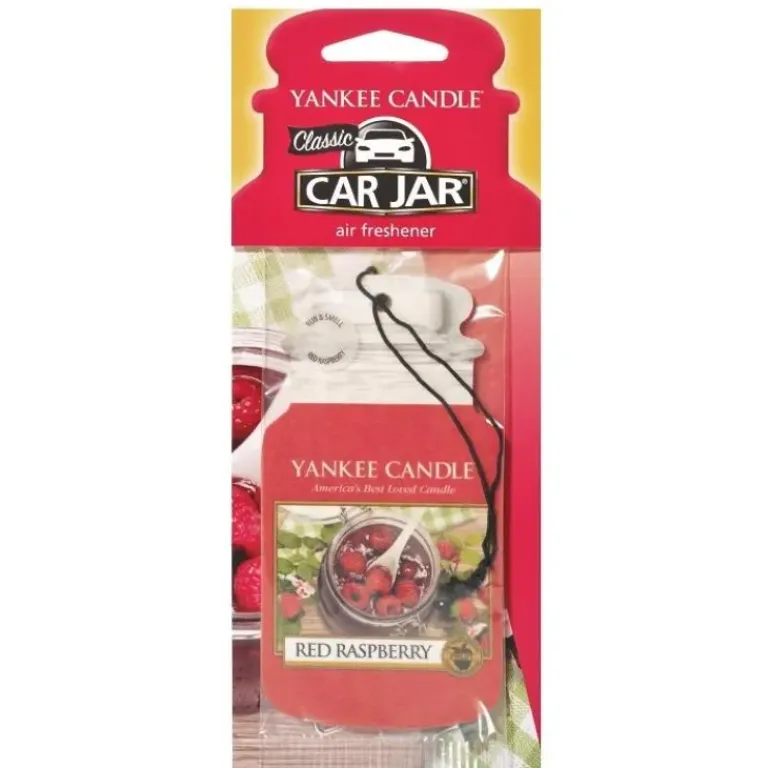 Yankee Candle Car Jar Air Freshener Red Raspberry