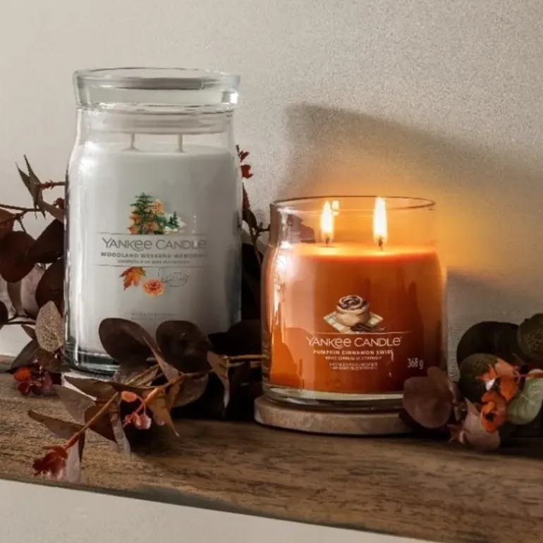 Yankee Candle Signature Medium Jar Woodland Weekend Memories 368g